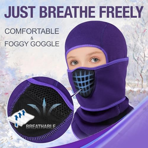 Winter Windproof Ski Mask for Kids