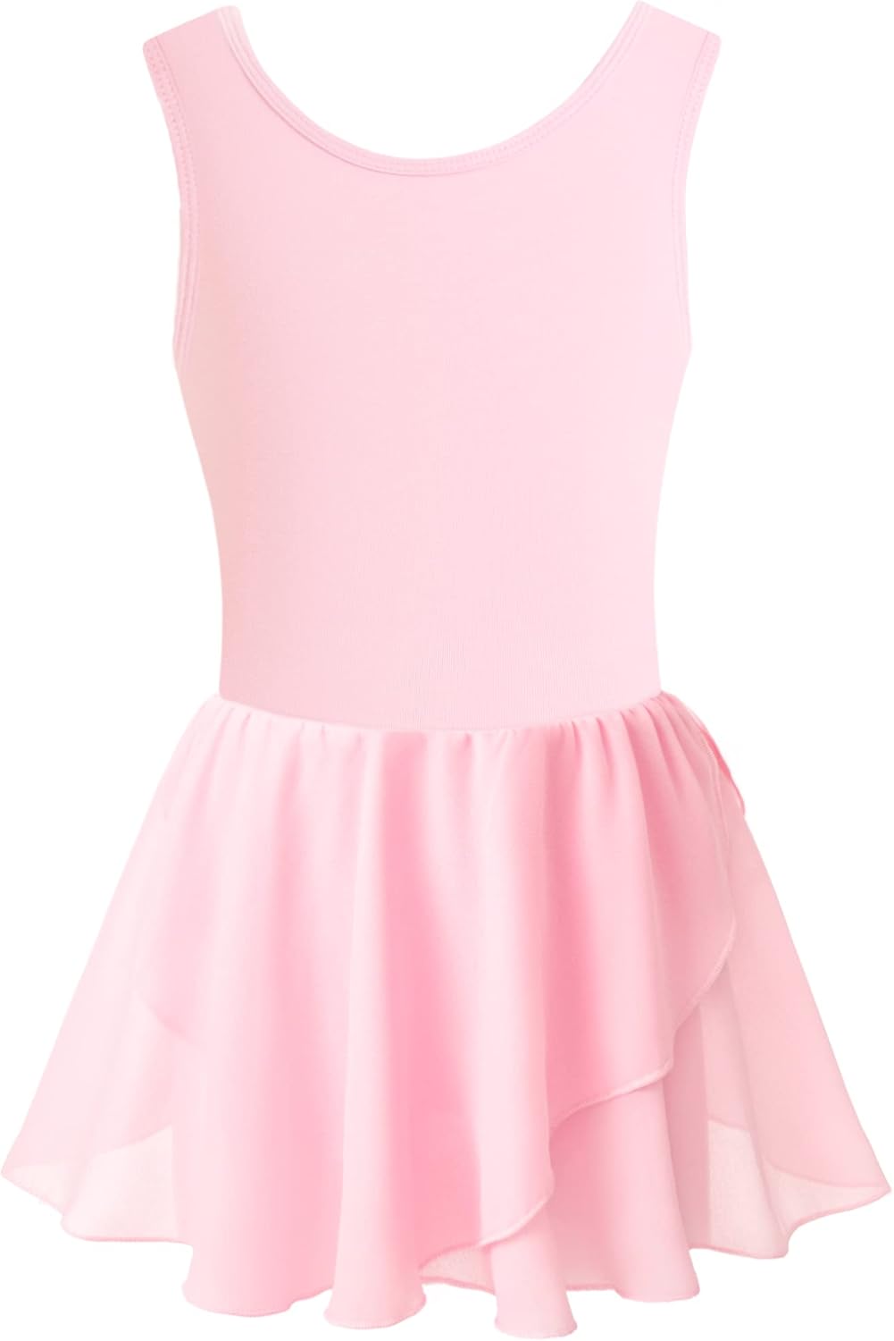 Girls Ballet Tank Leotard with Butterfly Hem