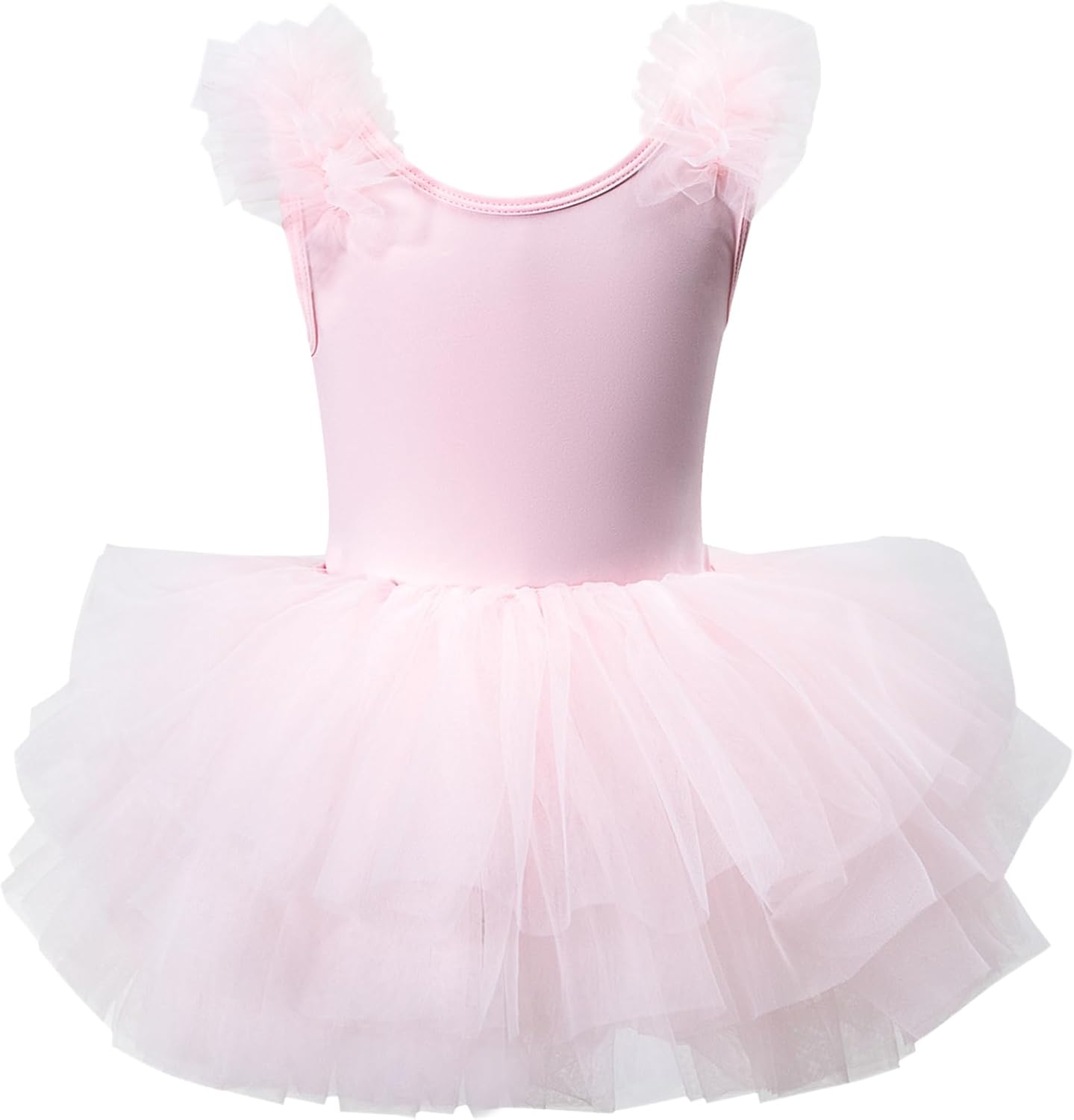 Fluffy Ballet Leotard for Toddlers Girls 1-7Y