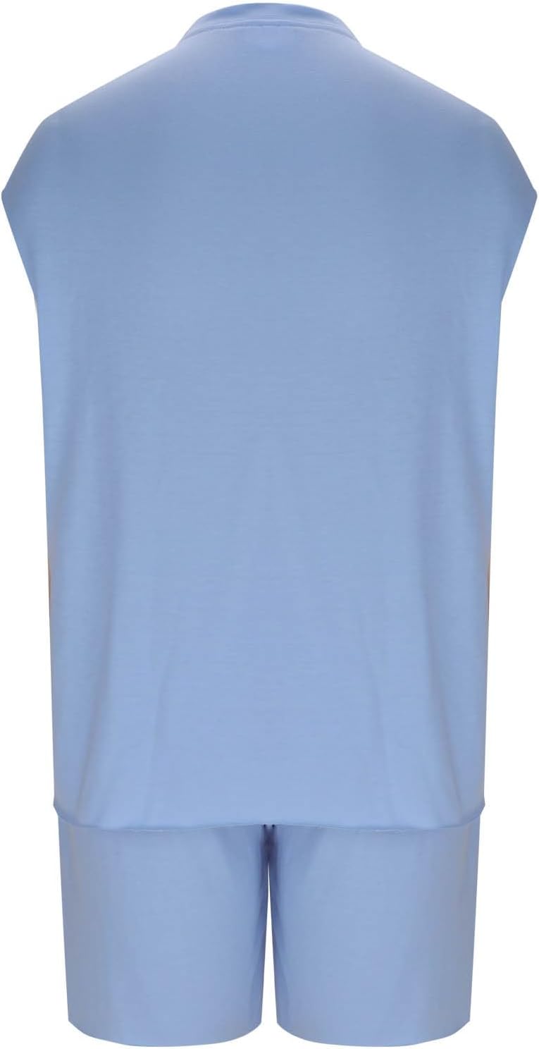 Cambkatl Mens Workout Tank Top Shorts Set