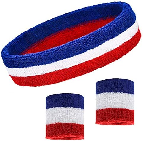 Versatile sweatband set for sports and daily wear