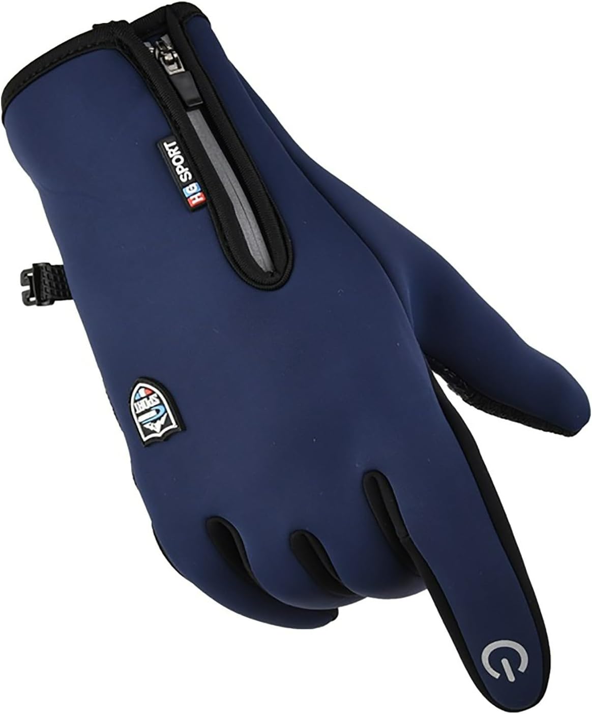 Winter Gloves for Men Women Waterproof Windproof Zip Thick Warm