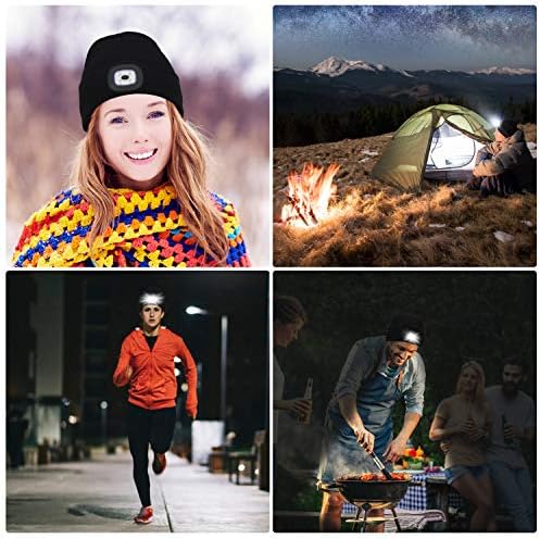 MISERWE LED Beanie for Men Women Teens
