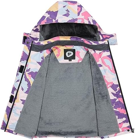 FARVALUE Girls Waterproof Ski Jacket Stay Warm Dry