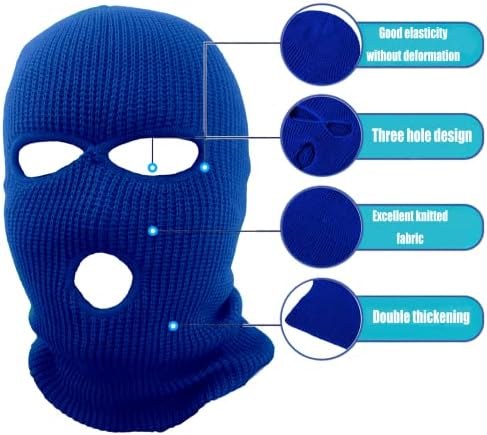 Oarkcave 3-Hole Beanie Face Mask skiing warm