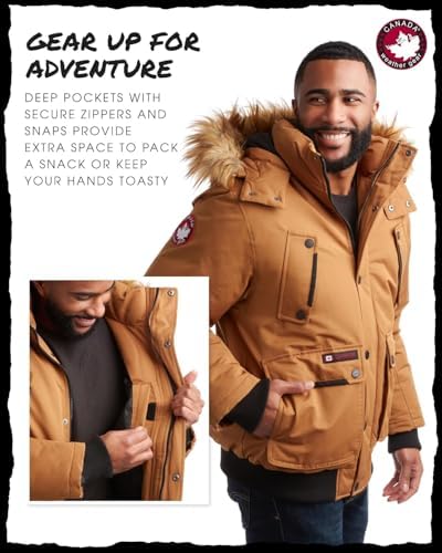 Sturdy Outdoor Winter Jacket for Men Durable Waterproof