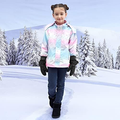 SimpliKids Waterproof Ski Gloves for Kids Warm Insulated and Durable