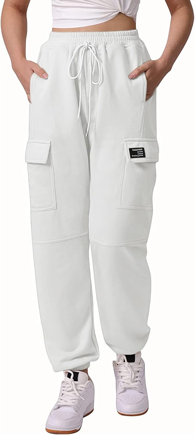 High-Quality Drawstring Cargo Jogger Pants for Women