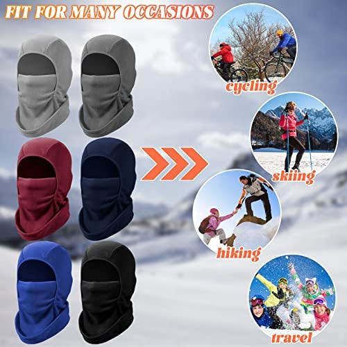 Retisee 6 Pcs Kids Balaclava FaceWarmers for Winter