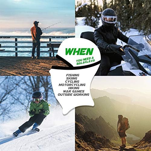 Adjustable Face Mask for UV Protection and Wind Resistance Balaclava Style