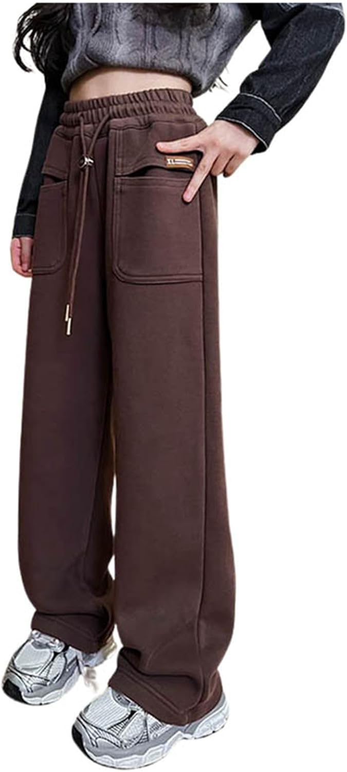 Comfortable Wide-Leg Jogger Pants for Girls