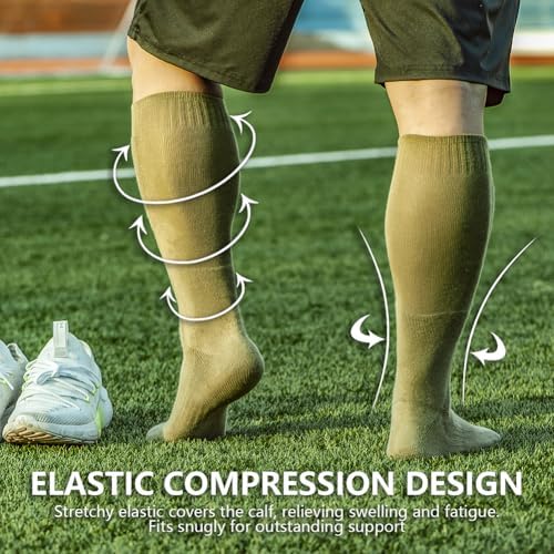 Mens Hiking Socks Military Green trekking hunting and trail running essentials