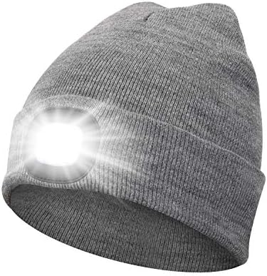 MISERWE LED Beanie for Men Women Teens
