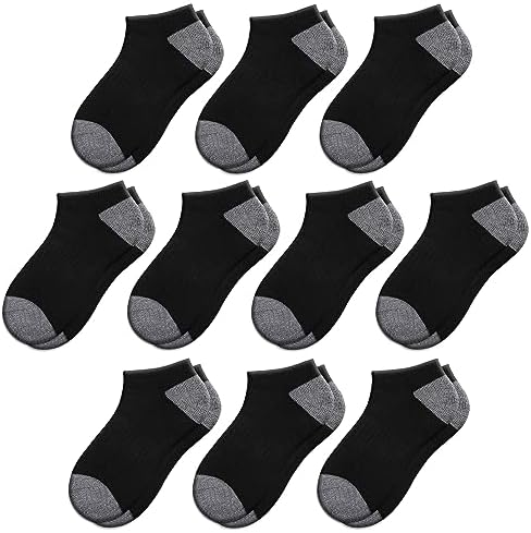 Comfoex 10 Pairs Boys Socks for 4-10 Years