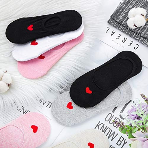 Geyoga 10 Pairs No Show Socks for Girls