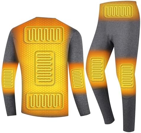 Adjustable Temperature Thermal Underwear Set for MenOutdoor Warm