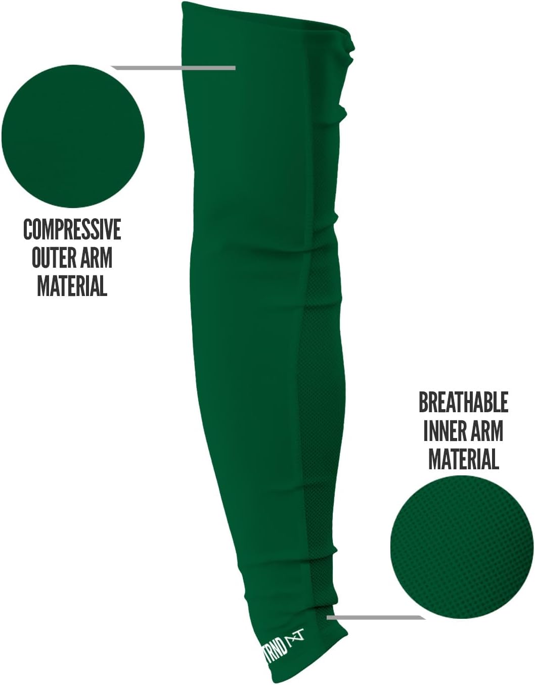 NXT NXTRND Air-TEK Arm Sleeves Breathable Compressed for Men