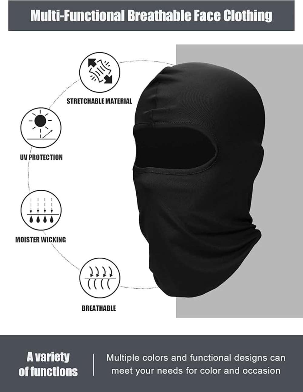 Echinodon Kids Balaclava Windproof Ski Mask - High-End Protection