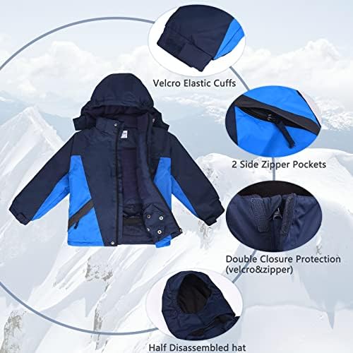 Endiad Boys Waterproof Ski Jacket