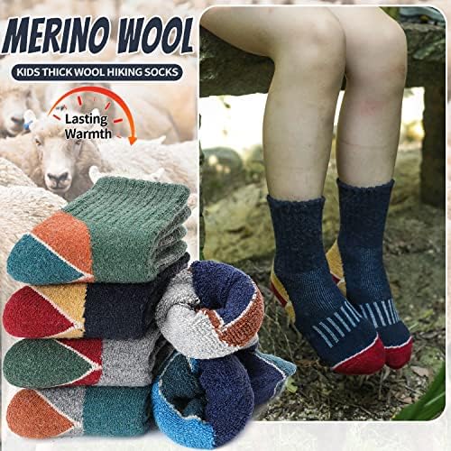 Warm Merino Wool Socks for Kids
