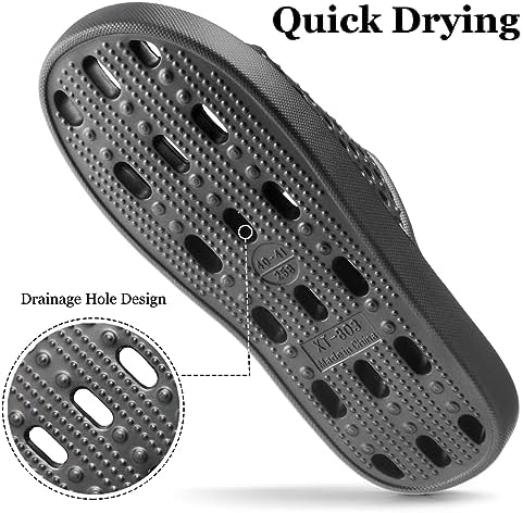 Non-Slip Dry Shower Slippers for Men Women