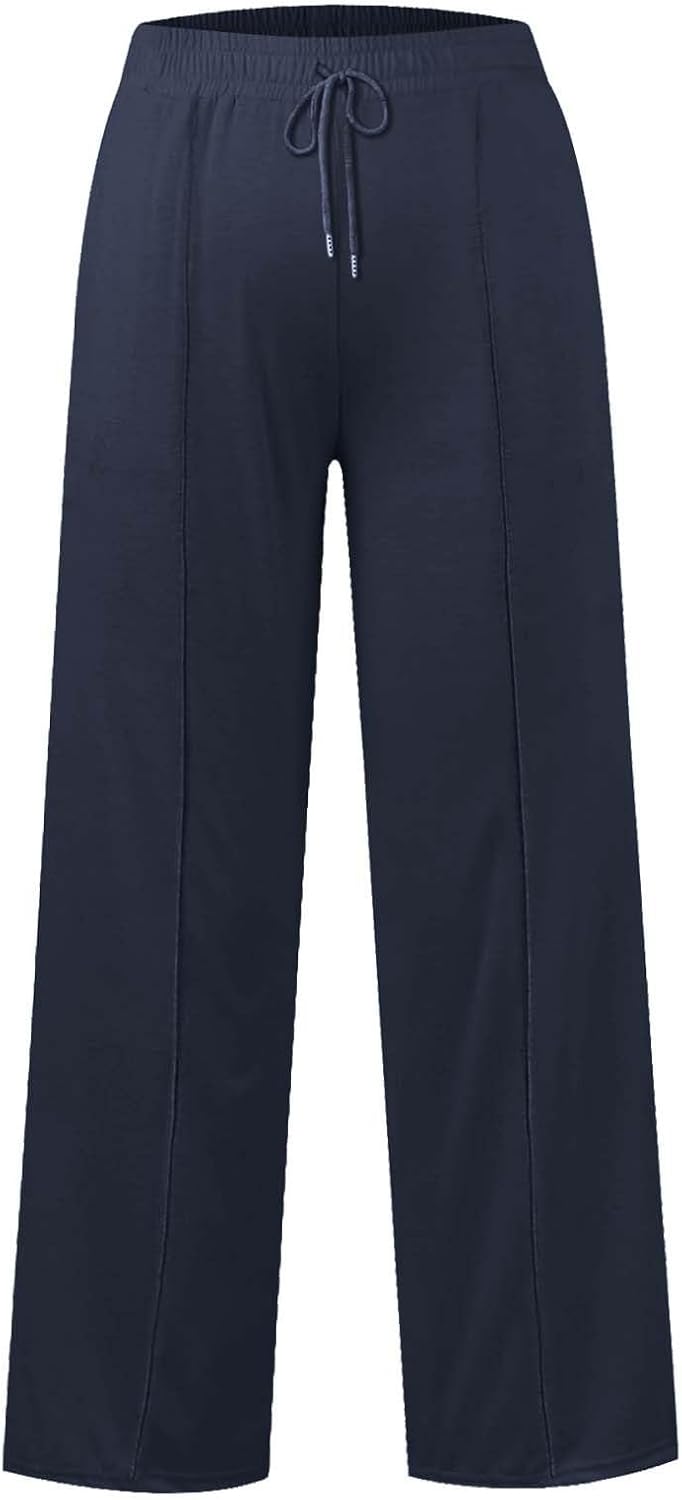 Cute comfy 10-12 year girls wide leg sweatpants with drawstring