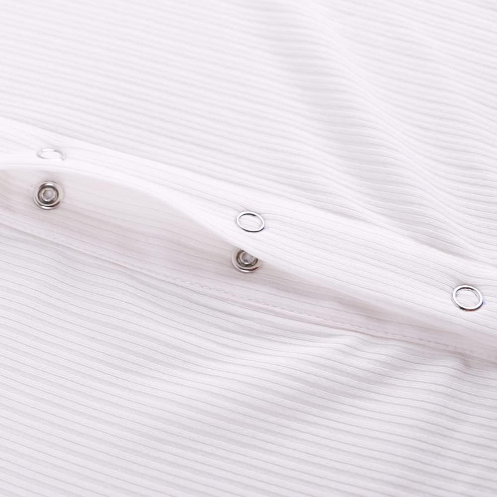 Mens Thermal Long Sleeve Nightwear Pajamas with Knit Fit
