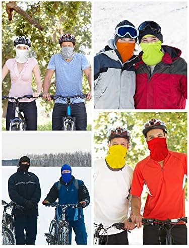 9-Piece Balaclava Ski Mask Set for Men - UV Protection Wind Resistance