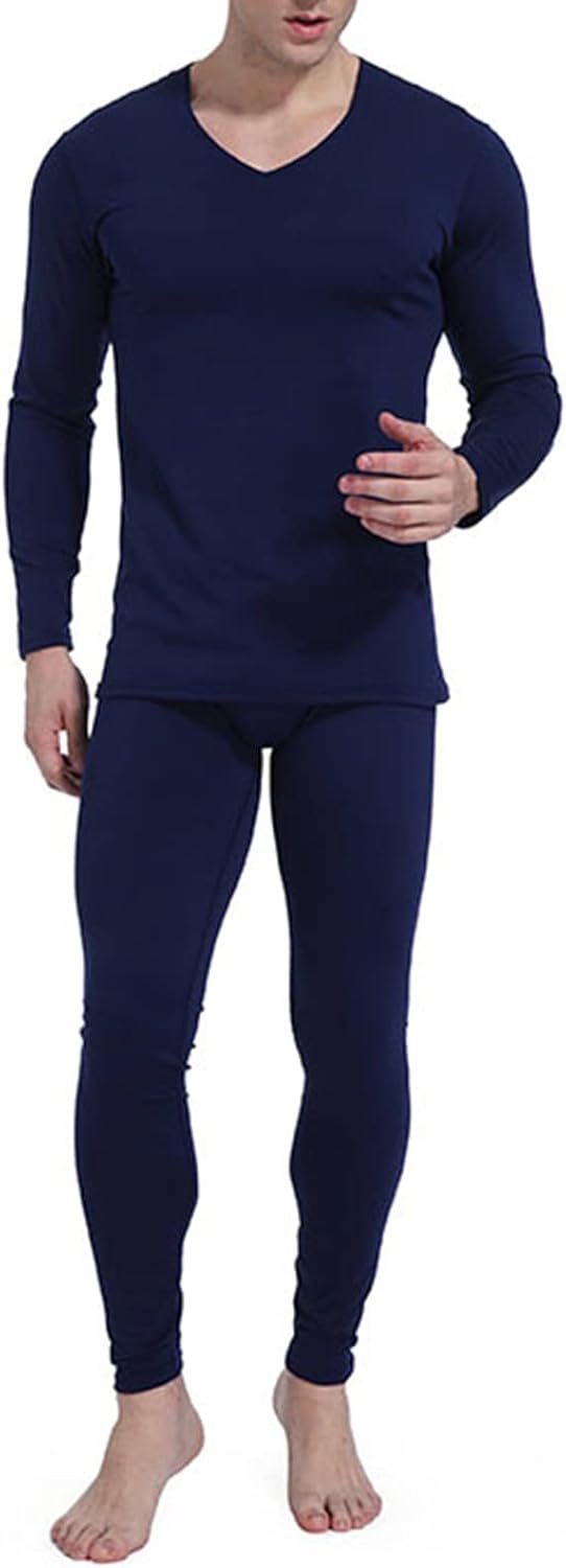 Black Compression Shirt Mens Base Layer Thermal Underwear for Cold Weather