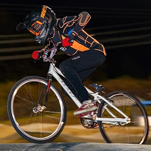 FORBEMK Boys Youth Mountain Bike Pants Comfy Quick-Dry