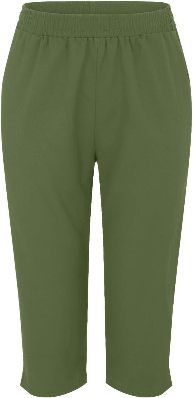 Lightweight Breathable Casual Womens Linen Pants