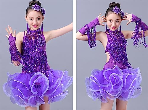 OTMYIGO Girls Latin Dance Costume