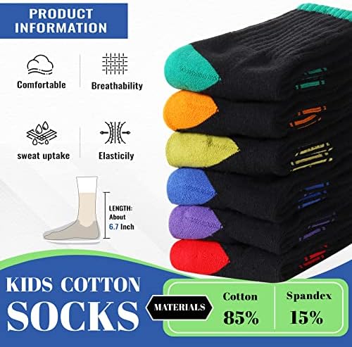 SeeyAN Kids Socks Boys Arch Support Breathable Socks