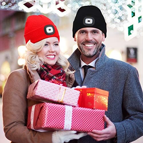 MISERWE LED Beanie for Men Women Teens