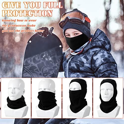 Retisee 6 Pcs Kids Balaclava FaceWarmers for Winter