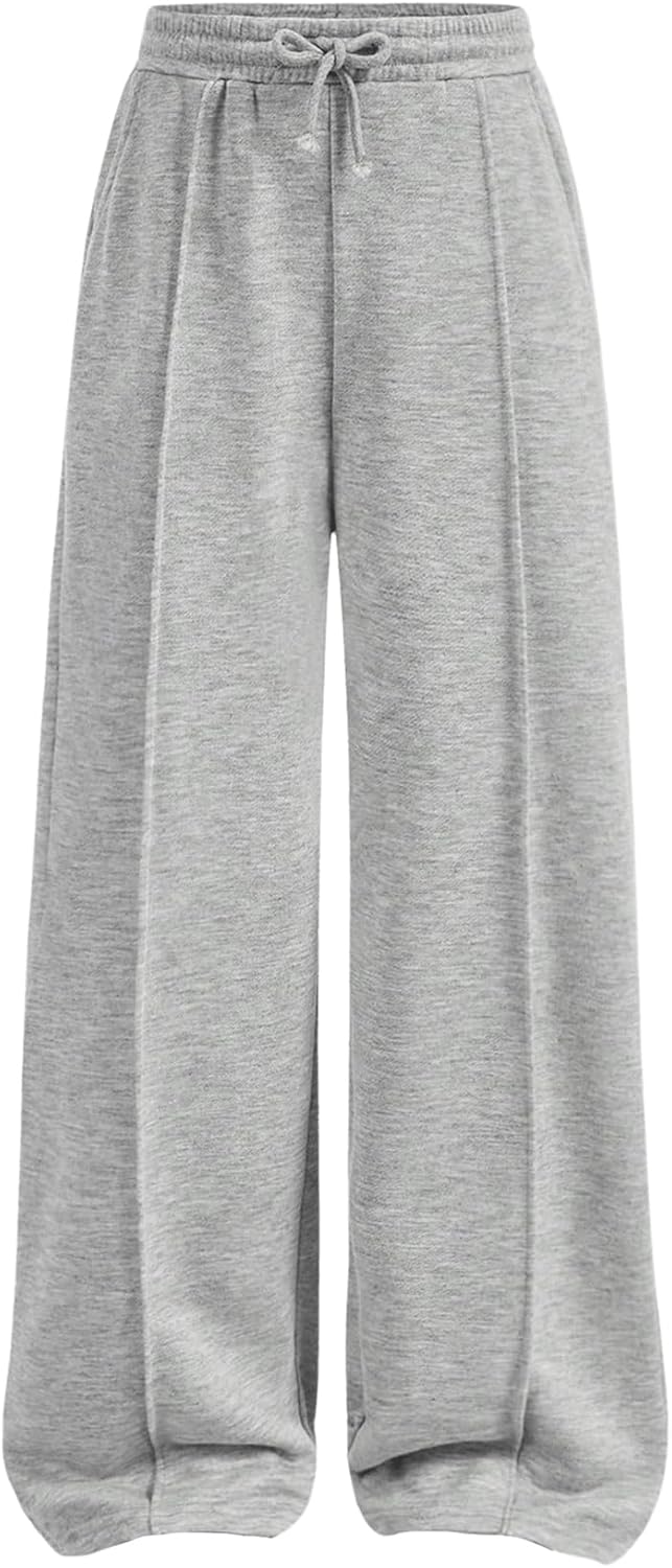 GORGLITTER Widthy Elastic Womens Sweatpants