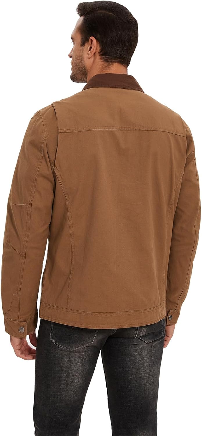 Stylish Mens Lightweight Cotton Jacket