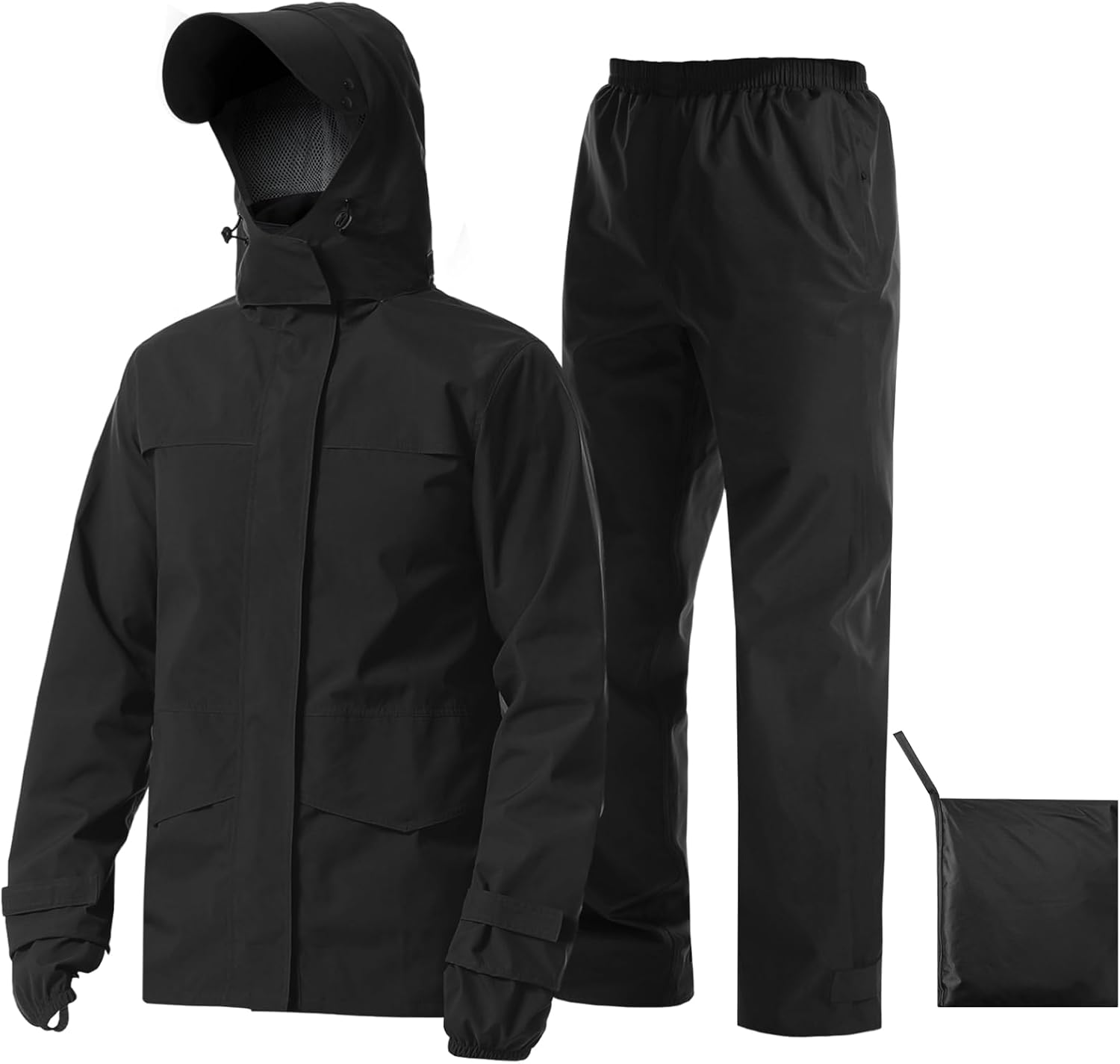 iCreek Eco-Friendly Waterproof jacket and pants 2 in 1 Set