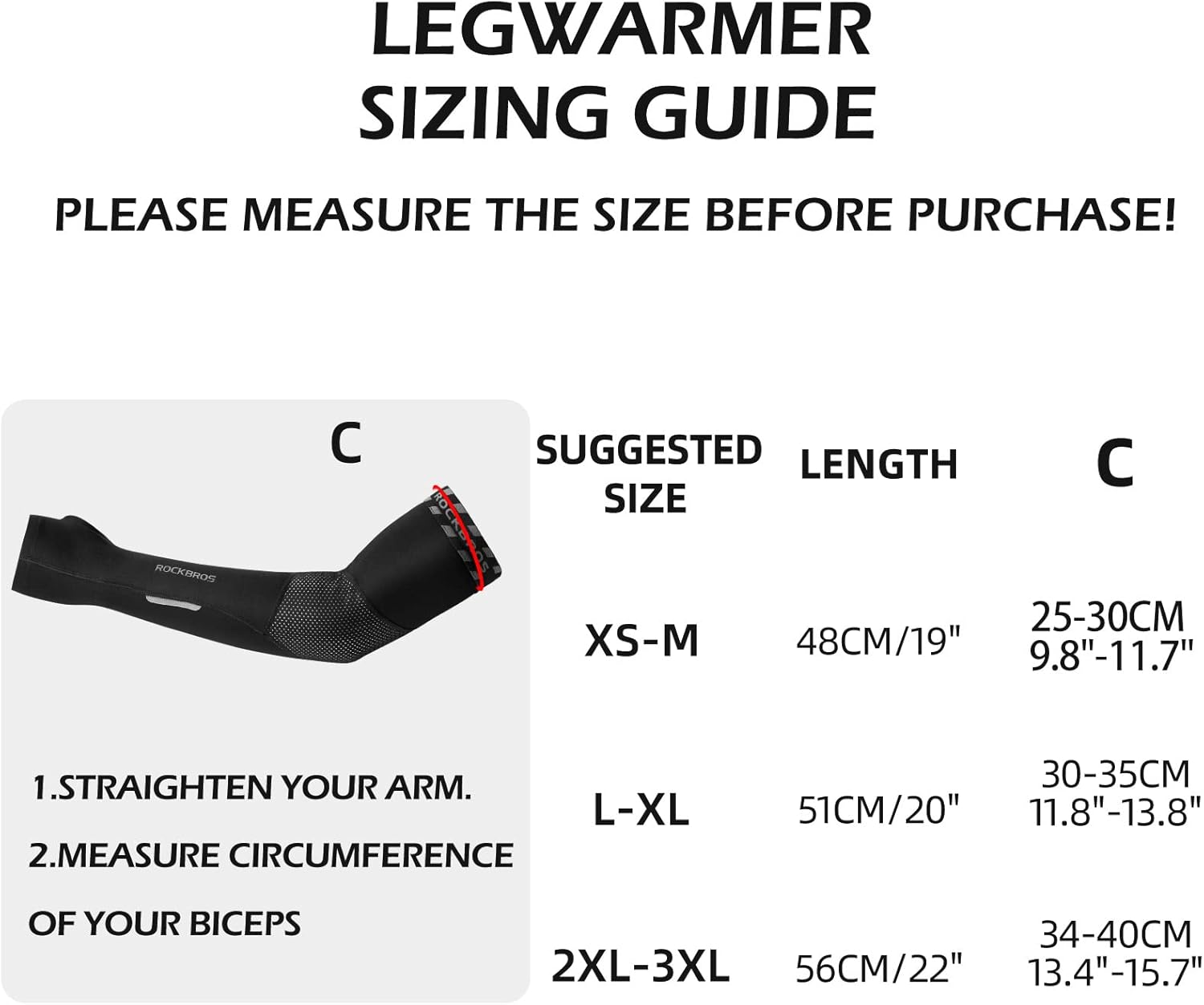 ROCKBROS Smart Arm Warmers - Stay Warm in All Conditions