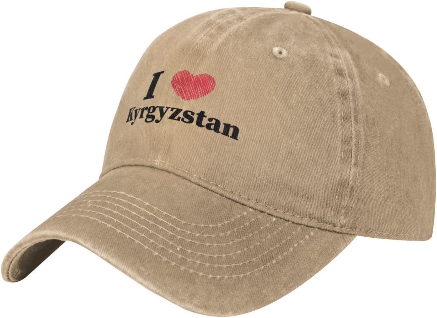 I Love Kyrgyzstan Baseball Cap Men Women