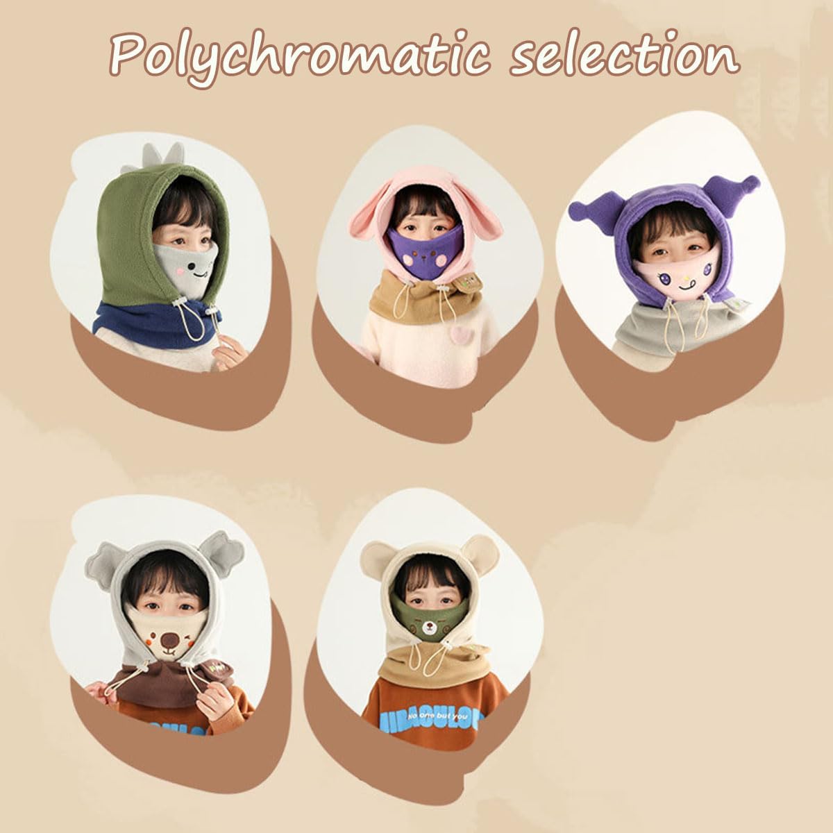Cute Cat Ears Skiing Helmet Cover for Girls