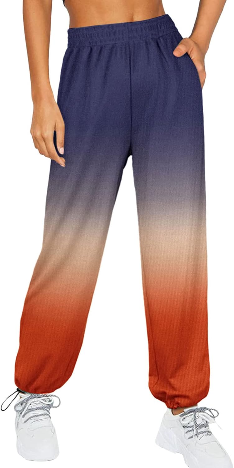 Cheerful Plus Size Christmas Sweatpants for Women