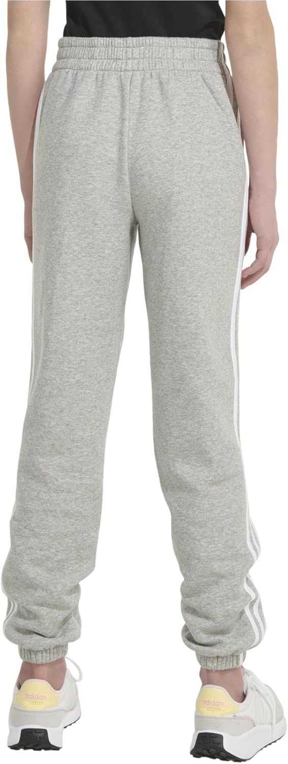 Adidas Power Girls Cotton Fleece Joggers Premium Cotton Fleece Overtime Tested