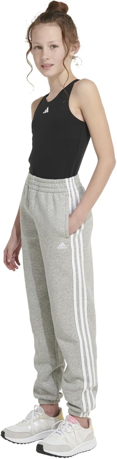 Adidas Power Girls Cotton Fleece Joggers Premium Cotton Fleece Overtime Tested