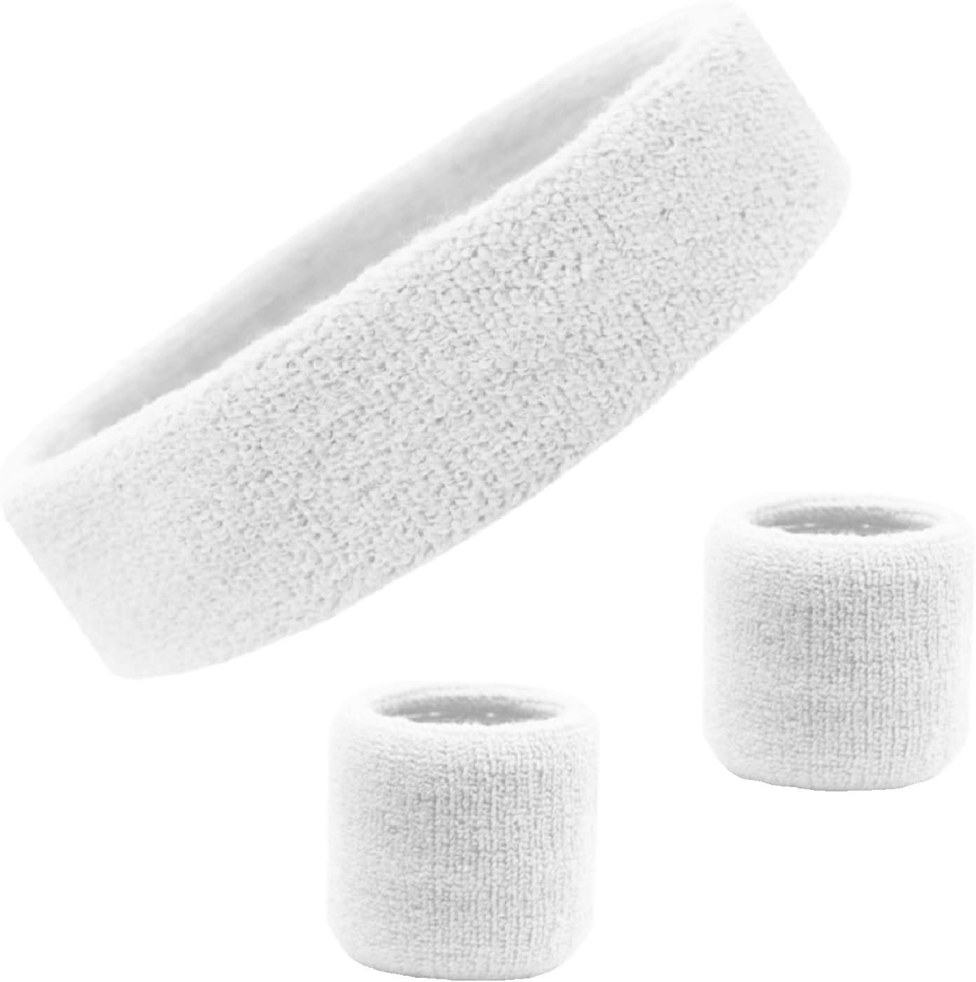 Sun Protection moisture-wicking tennis ball fabric sweatband set