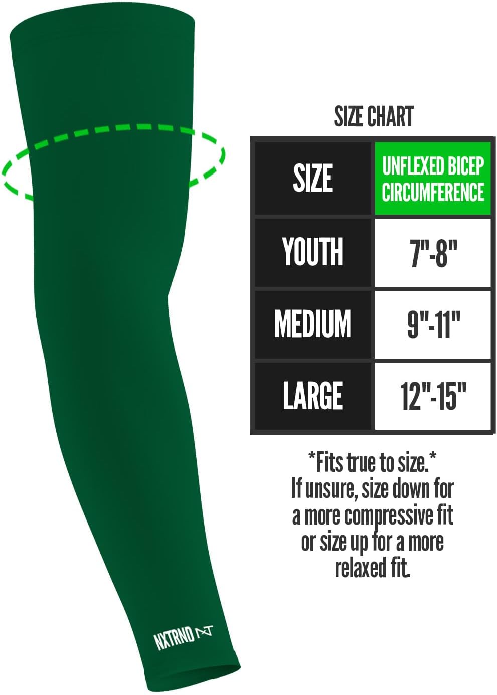 NXT NXTRND Air-TEK Arm Sleeves Breathable Compressed for Men