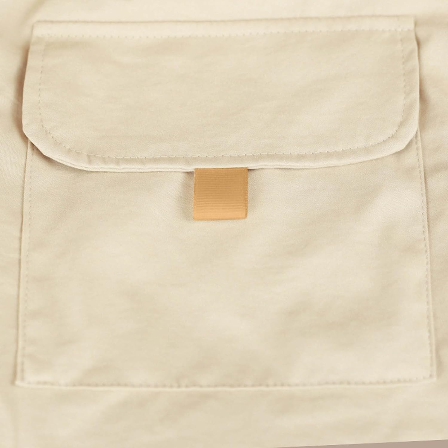 Xiaojmake Mens Cotton Linen Cargo Shorts