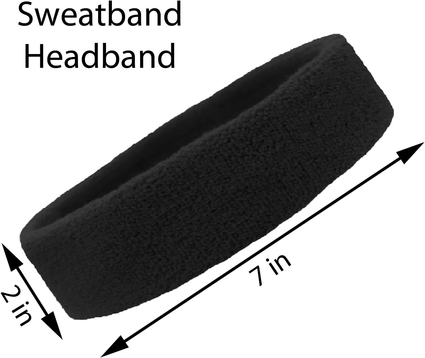 Versatile sweatband set for sports and daily wear
