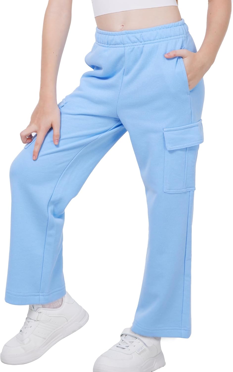 WULFUL Girls Cargo Sweatpants Fleece Lined-Full Review