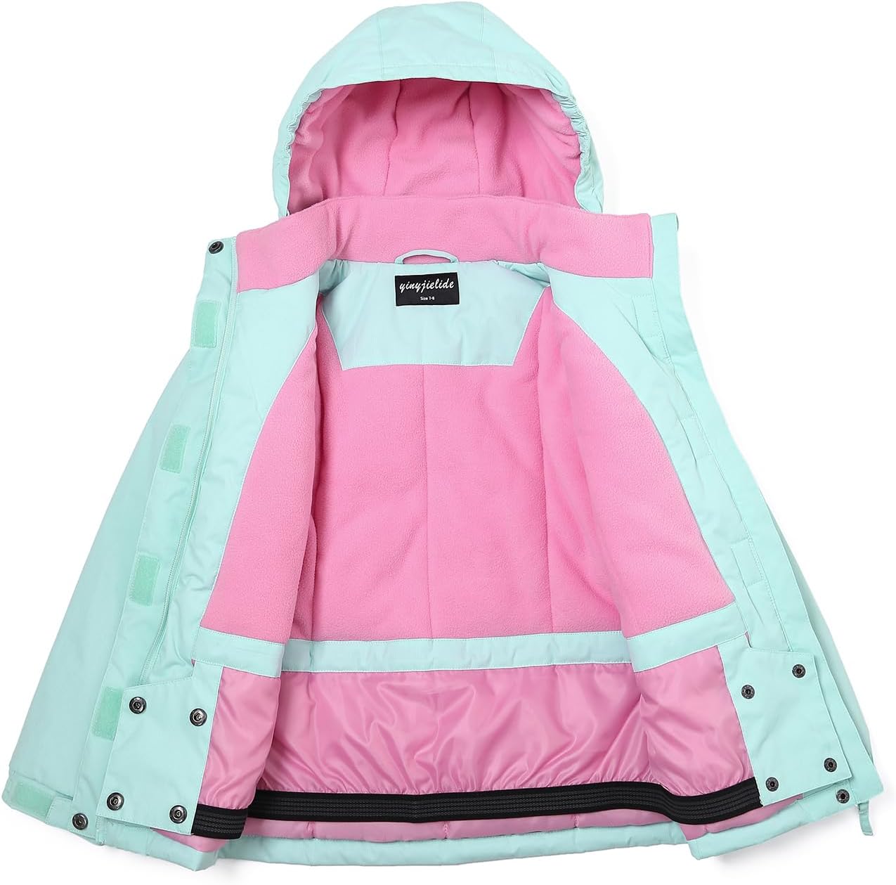 Girls Waterproof Ski Jacket Warm Durable